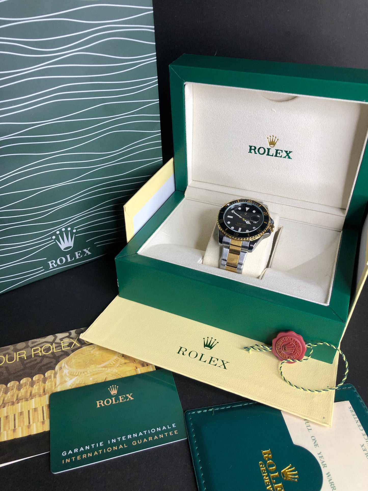 Rolex Submariner Gold and Black Edition