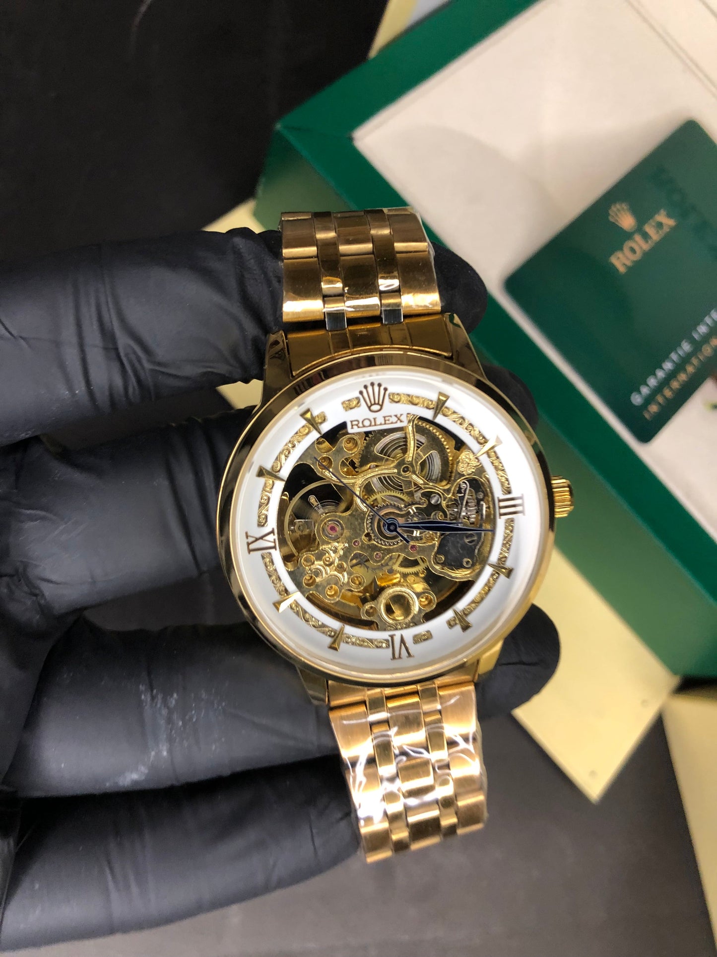 Rolex Skeleton Dial – Two-Tone Automatic Watch