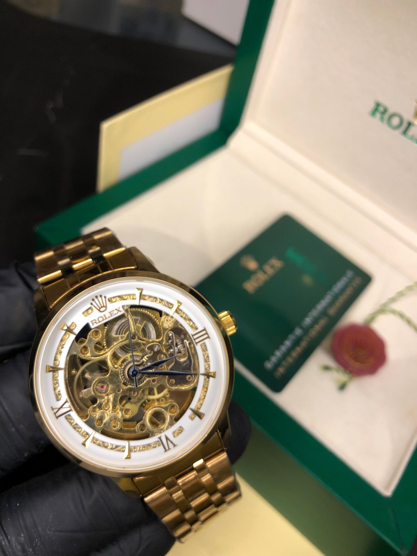 Rolex Skeleton Dial – Two-Tone Automatic Watch