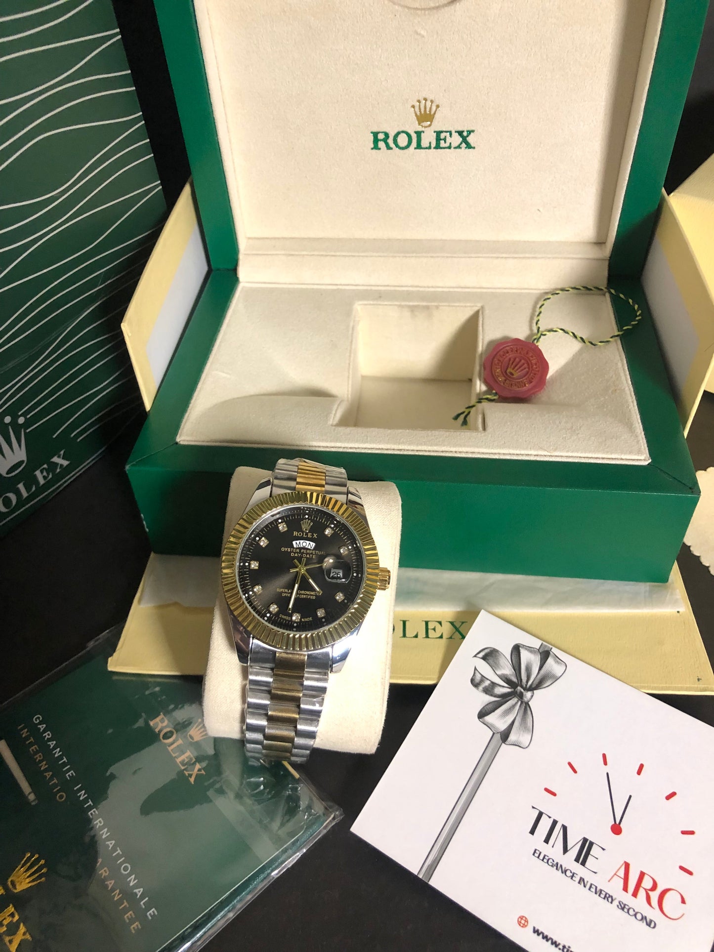Rolex Two-tone Day-Date Black