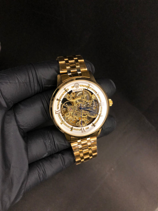 Rolex Skeleton Dial – Two-Tone Automatic Watch