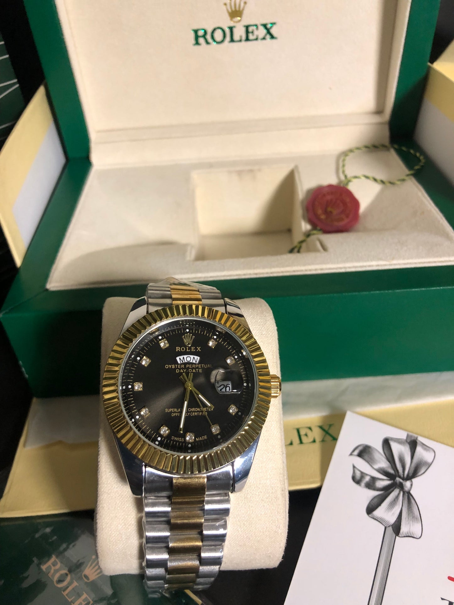 Rolex Two-tone Day-Date Black