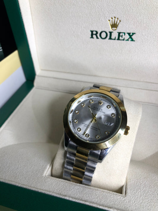 Rolex Datejust - Two-tone Silver Dial