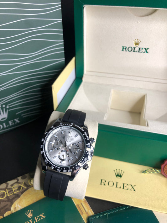 Rolex Daytuna With Chronograph - Silver and Black