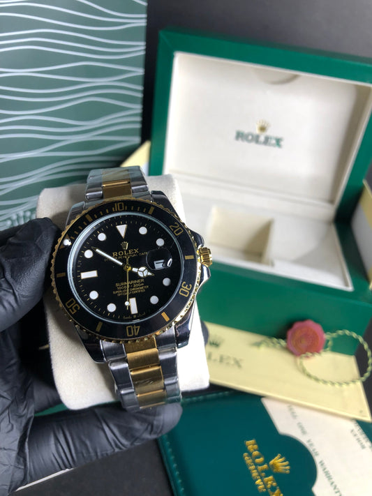 Rolex Submariner Gold and Black Edition