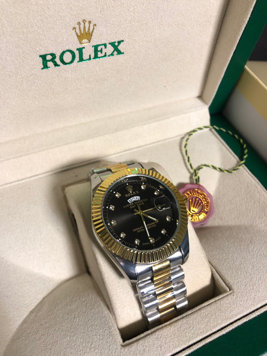 Rolex Two-tone Day-Date Black