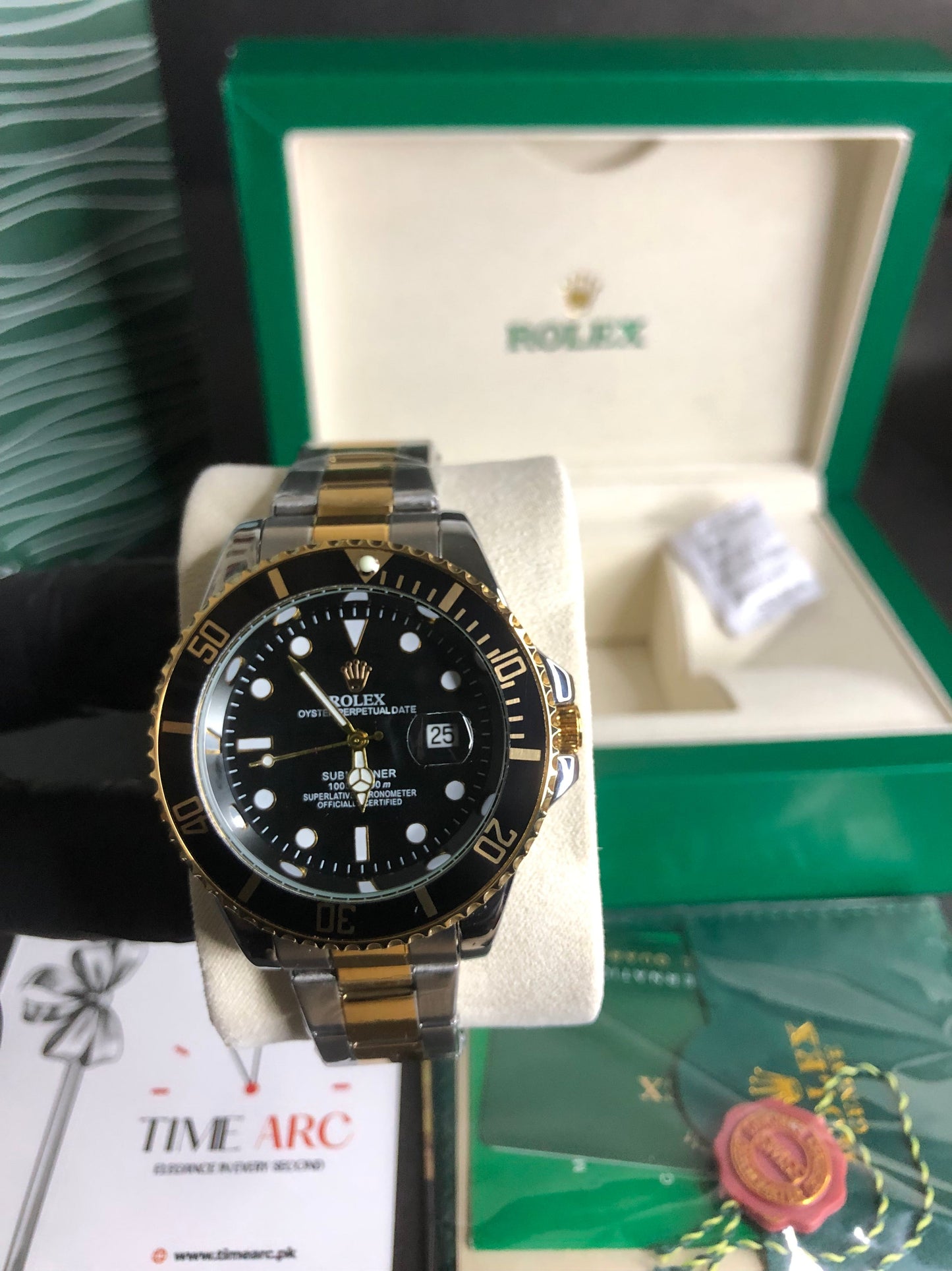 Rolex Submariner Gold and Black Edition
