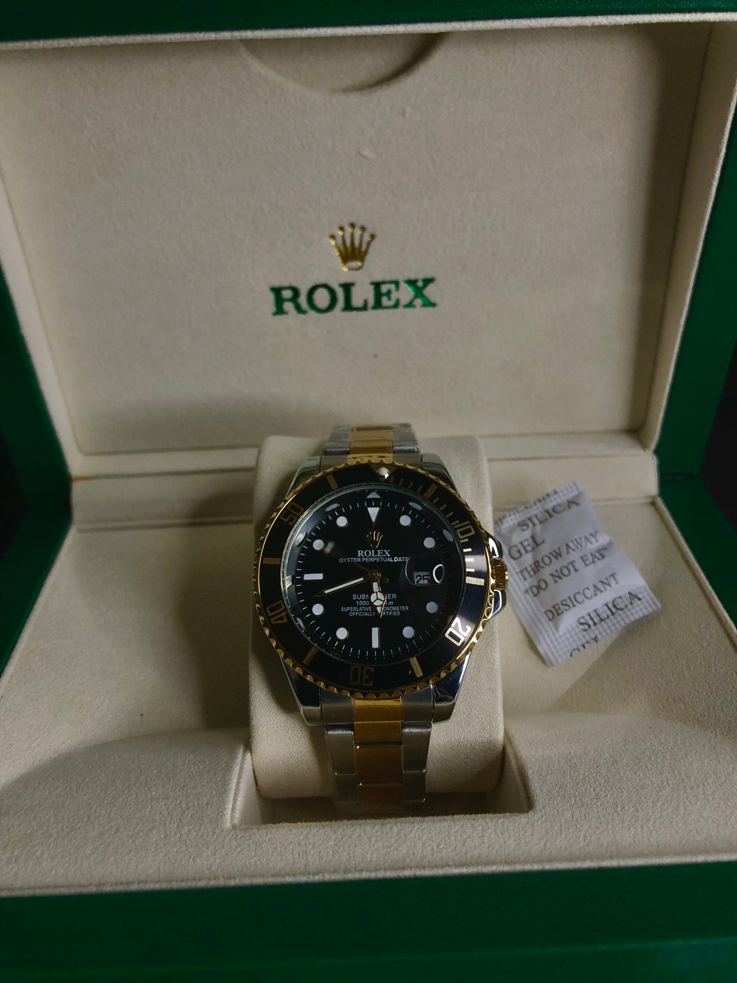 Rolex Submariner Gold and Black Edition