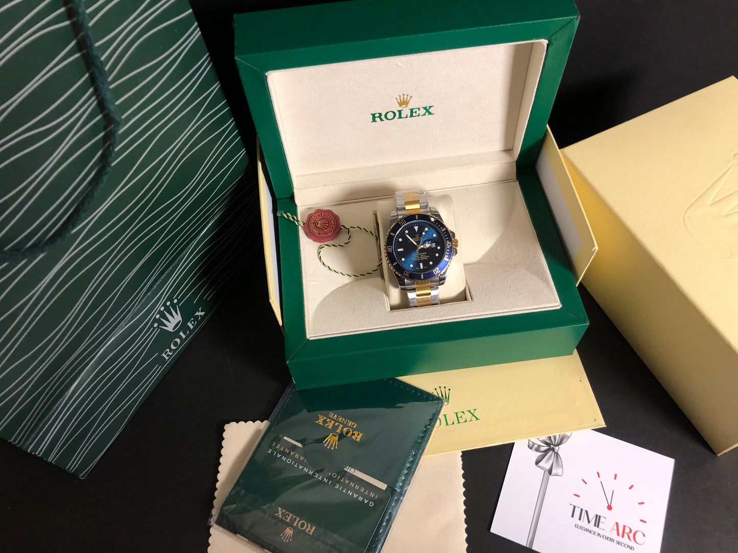 Rolex Submariner Gold and blue Edition